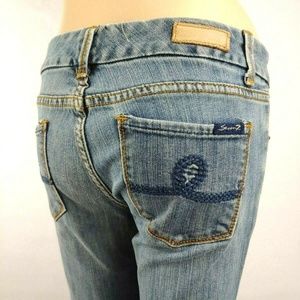 Seven7 Jeans Medium Wash Bootcut Jeans Size 27